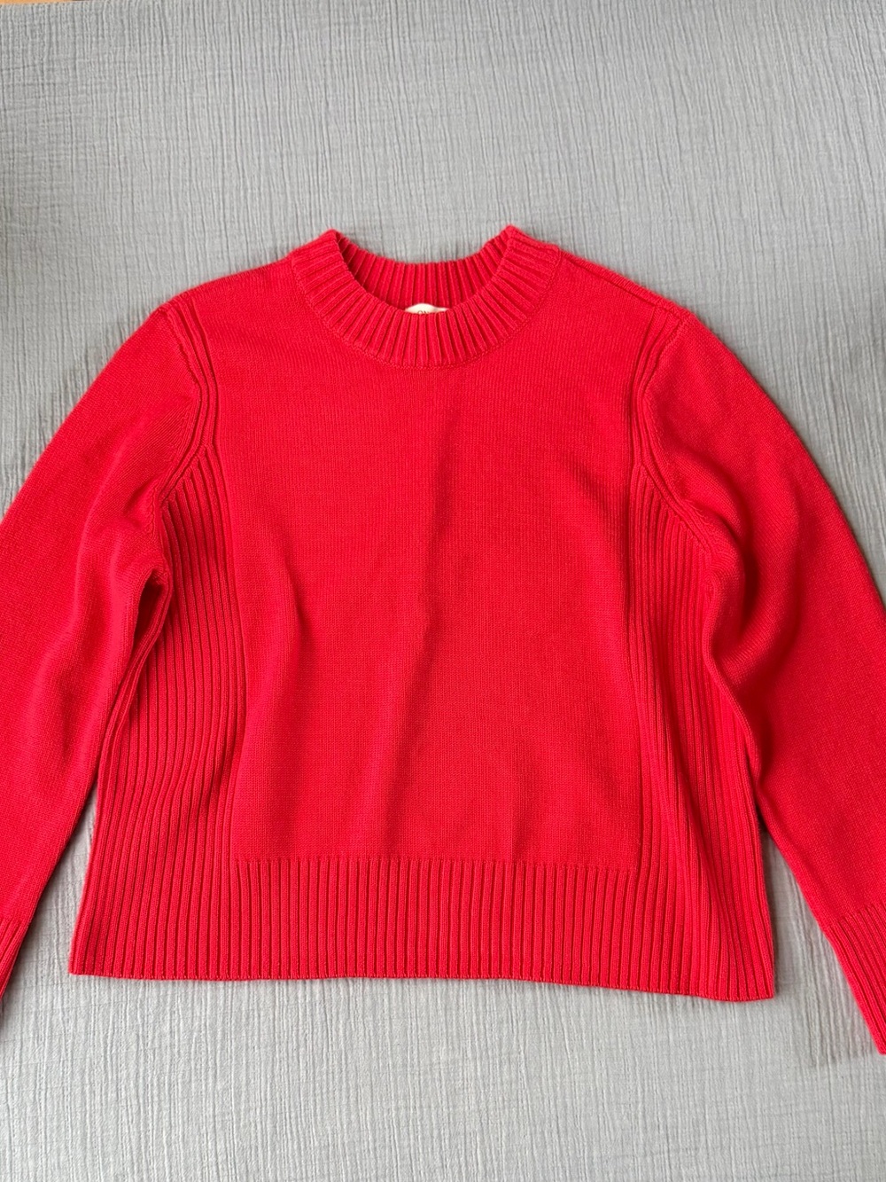 On 34th Red Crewneck Women's Sweater NWT